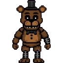 Ignited Freddy sprite