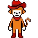 Cowboy soccerplayer sprite