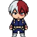 Shoto Todoroki sprite