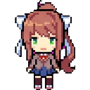 Monika! sprite