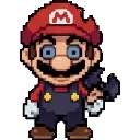 Creepy Mario sprite