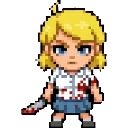 INSANITY PSYCHO GIRLS MIKAELA BLOMQUIST THE ROCK sprite