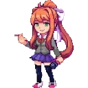 Monika 2 sprite