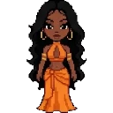 Orange Perfect Tall Girl ! sprite