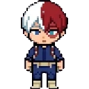 Shoto Todoroki sprite