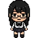 Emo girl sprite