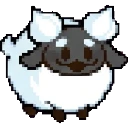 Cream sheep sprite