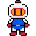 Bomberman branco sprite