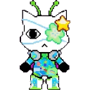 Green Frutiger Alien sprite