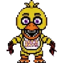 Withered Chica sprite