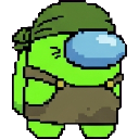 Among Us Lime sprite