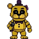 Withered Golden Freddy sprite