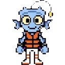 Finn the fishbowl sprite