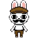 Granpa Rabbit White sprite