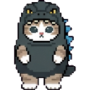Godzilla Nyan sprite