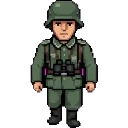 German Soldier WW2 sprite