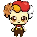 Waffling sprite