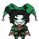 Harlequin sprite