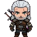 Geralt of Rivia sprite
