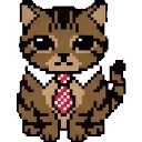 School Cat Meme sprite