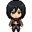 Mikasa Ackerman sprite