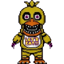 Withered Chica sprite