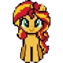 Sunset shimmer sprite