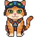 Jetpack Cat sprite
