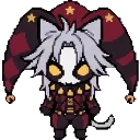 Pierrot cat sprite