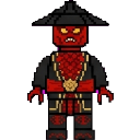 The ancient samurai sprite