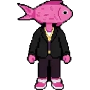 Mr Pinkscales sprite