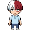Shoto Todoroki sprite