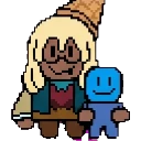 Bluudud and their mom sprite