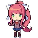 :v Monika ˃ 𖥦 ˂ sprite