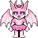 Pink Furry Dragon sprite