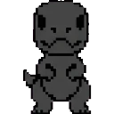 Dinosaur 8 Bit sprite