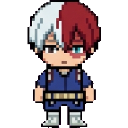 Shoto Todoroki sprite