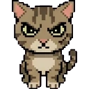 Gato Enojado sprite
