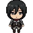 Mikasa Ackerman sprite