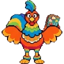 Poppy partridge sprite