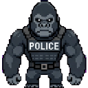 Officer. Gorrila sprite