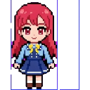 Sakura Ichijōji tc2 green team sprite