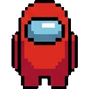 Among Us (red)(imposter) sprite