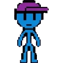 Cap Stick Figure sprite