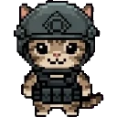 Soldier Cat sprite