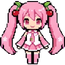 Sakura Miku sprite