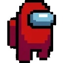 Among Us Red Crewmate sprite