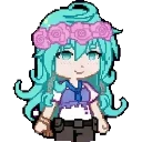 Cyan sprite