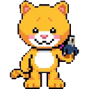 Kitty With Plush sprite
