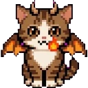 Fire Breathing Kitten sprite